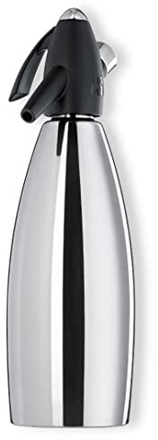 iSi GmbH TRABO Sifone seltazzineinox lt1 Utensili da Cucina, Argento, 8.8 cm