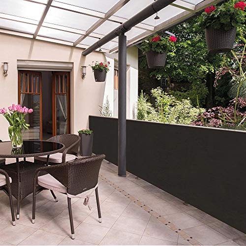 tenax Bahia 1,50x10 m Grigio, Rete Tessuta Schermante Frangivista per Giardini, Balconi, Recinzioni e Terrazze