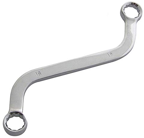 Doppel-Ringschlüssel langer Schraubenschlüssel 8-22mm CV-Stahl S-Form C-Form Gekröpft Ratschenschlüssel Gebogen Schraubenschlüssel
