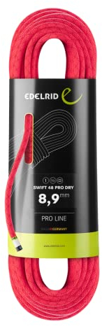 EDELRID Swift 48 Pro Dry Seil 8,9mm x 60m pink