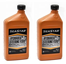 SeaStar Steering Fluid, 1 Quart (Two Pack), Marine, Prevent Corrosion, 32 oz
