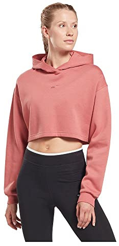 Reebok Damen Workout Ready Yoga Langarm-Sweatshirt, gebackener Ton, M