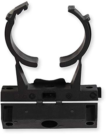 PVC Fitting Rohrschelle Ø 47-51mm Rohr-Clips Rohrklemme Rohrhalterung für PVC Rohr und PVC Schlauch, Qualität aus Europa, Menge: 1 Stück