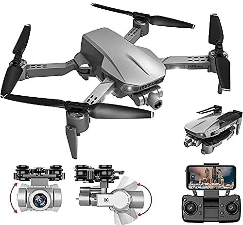 Droni per Adulti e Bambini con Fotocamera Droni Pieghevoli per Adulti e Bambini con Fotocamera 4K HD FPV WiFi RC Quadcopter, Controllo dei gesti, Volo traiettoria, Volo Circolare, Rotazione ad Alta