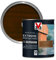 V33 Extreme Protection Woodstain - 12-Year Guarantee - Extreme Weather Protection - Anti-Humidity Barrier - Only 2 Coats - Dark Oak 2.5 litres