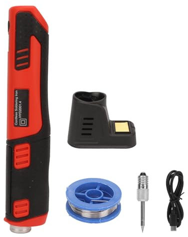 Kit Saldatore Senza Fili, Saldatore Ricaricabile USB Strumento di Saldatura con Penna Per Saldatura Elettronica Portatile Alimentato a Batteria al Litio