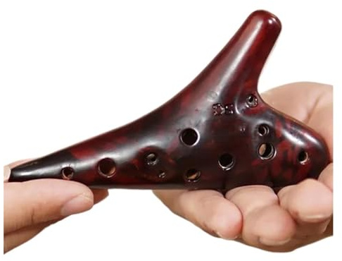 professionelle Okarina 12-Loch-Okarina High C Key Legend Ocarina Professionelle Instrumente bieten Zubehör Ocarina of Time Ocarina(Color:3/4)