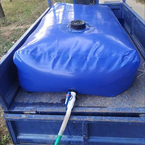 CIFIEXUE Zusammenklappbare Wasserblasentanks, Wassersack-Speicherblase, Notfall-Wasserbehältertank/Faltbares Regenwassersammelsystem Für Den Bauernhof Und Garten, Rechteckiger Weicher Reservoir, Extra