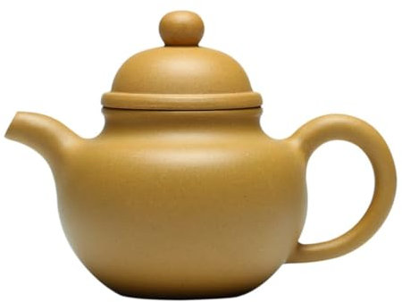SBCGFY Tetera de Arena Morada Hecha a Mano, segmento de Arcilla, Mineral Original, Bola de Recogida, Juego de té, Tetera de cerámica para elaboración casera
