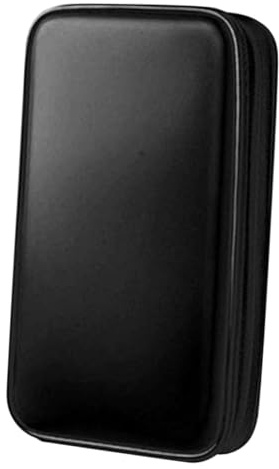HOLIDYOYO Custodia Rigida Porta CD da Posti con Chiusura Zip Organizer Resistente per CD e Dvd Borsa Compatta per Viaggio e Auto Protezione Antiurto e Salvaspazio