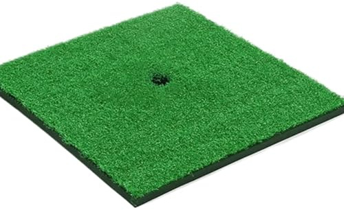 Geeignet for Golf-Abschlagmatten, Indoor- und Outdoor-Trainingshilfen, Mini-Übungsmatte aus strapazierfähigem PP-Kunstrasenpad for den Garten