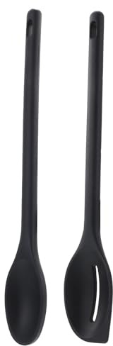 POPETPOP Cuillère de Cuisine Silicone Cuillère à Ménagère Ustensile Multifonction pour Mélanger
