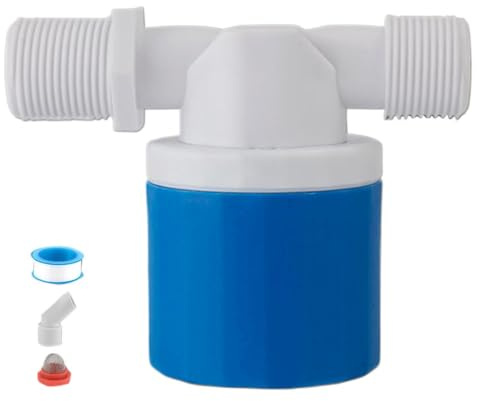 Vanne À Flotteur Eau Tuyau de précision intégré et intelligent | Mini vanne flotteur à bille avec arrêt automatique pour les piscines, réservoirs, bassins, tours, jardins et fontaines