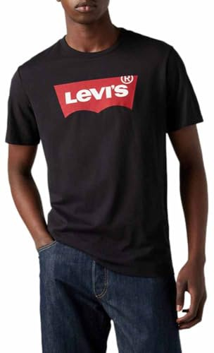 Levi's Graphic Set-in Neck T-Shirt, Graphic H215-Hm Black, XL Hombre