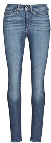 G-STAR RAW Damer 3301 Ultra High Waist Super Skinny Jeans, Blå (Dk Aged 6742-89), 26W x 34L