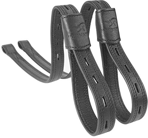 Equinate Slimline Mono Steigbügelriemen Schwarz 60 cm