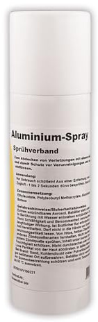 Veyx SanDitan Aluminium-Spray | 200 ml | Sprühverband für Tiere | Zur Herstellung eines elastischen, luftdurchlässigen Films auf oberflächlichen Hautverletzungen | Mit Aluminium