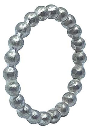Tiljon Kügelchenring aus Silber Beisteck-Ring RingSize 48 (15.3)