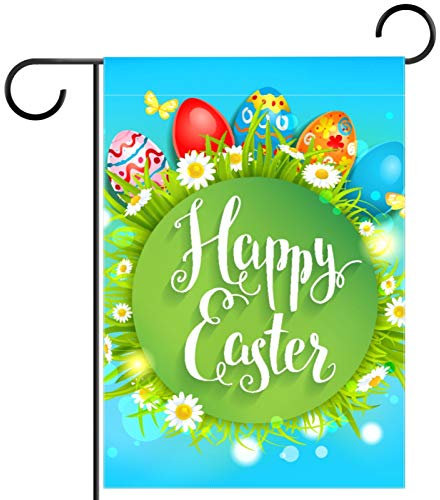 LAZEN Bannière double face de 71 x 101 cm avec inscription « Welcome House » pour terrasse, pelouse, jardin, décoration d'intérieur