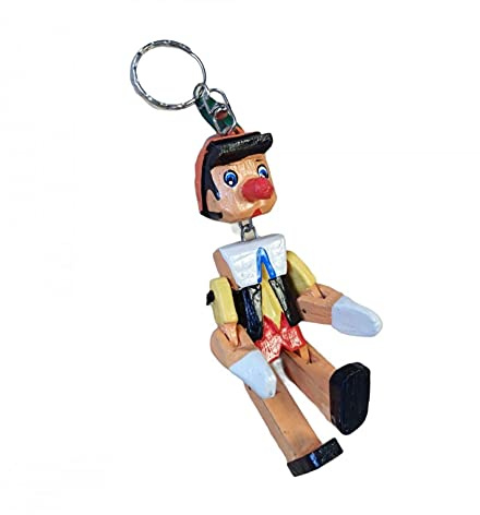 Porte-clé Pinocchio en Bois