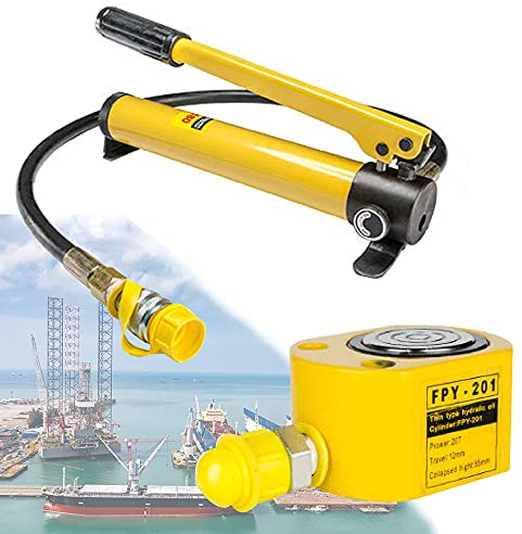 LXX Hydraulikzylinder mit Handpumpe 10T/20T/30T, Hydraulikheber für Gebäude und Brücken