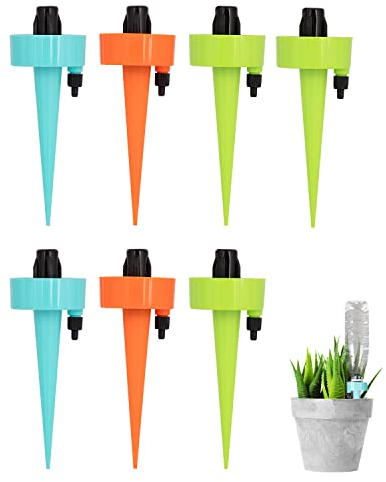 YSDYY - Kit di irrigazione a goccia automatico a 7 pezzi, unità di irrigazione per piante a velocità regolabile, ideale per interni ed esterni, adatto per bonsai e fiori