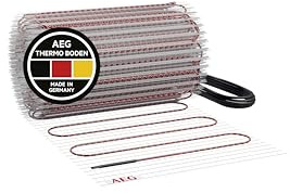 AEG elektrische Fußbodenheizung, Heizmatte 3 m², 200 W/m², Turbo Thermo Boden TBS TC 200/3, 205813