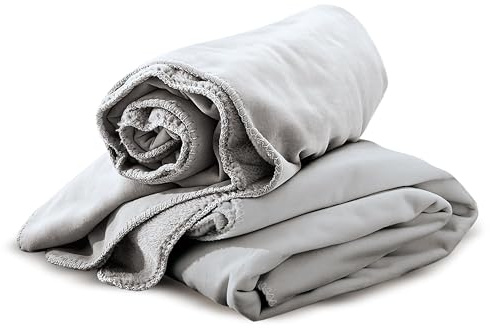 Irisette Kuscheldecke Cover 8952 | 11 silber - 150 x 200