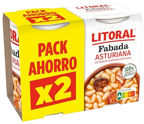 LITORAL Fabada Asturiana duplo dos latas de 420g (2x420g)