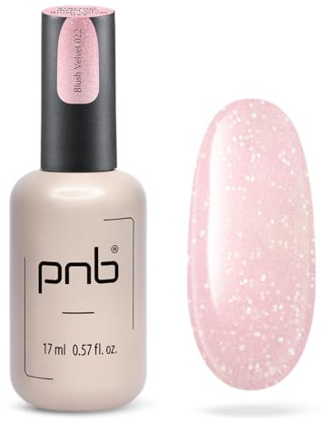 PNB Strong Builder Base Gel, Base Coat/Builder in a Bottle Quick Building Gel UV LED Nail Extension Nagelverlängerung 17 ml (Blush Velvet 022, 17 ml)