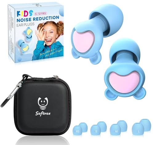 Kids Ear Plugs (6-12 Years), Kids Ear Protection Reusable