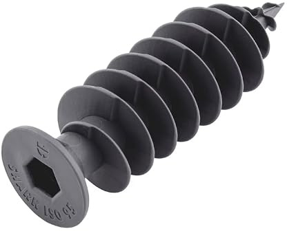 Isolierdübel Shark ISO 28 x 95 Dübel anthrazit RAL 7016 WDVS Befestigungsdübel (10)