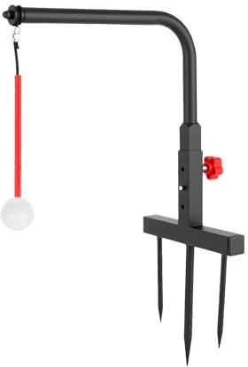 PansyWind Golf Swing Trainer Bar 360° Ball Return Multi-Angle Practice | Adjustable Golf Swing Trainer Golf Swing Hitting Trainer for All Skill Levels