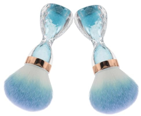 Zerodeko 2pcs Beauty Tools Nail Dust Brush Dust Brush for Acrylic Nails Manicure Clean up Tools