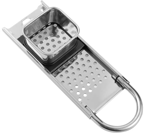 susiodeu Supportato da strumento per preparare gli spätzle in acciaio inossidabile, gli appassionati di cucina creano rapidamente degli spätzle unici spostando la scatola avanti e indietro.