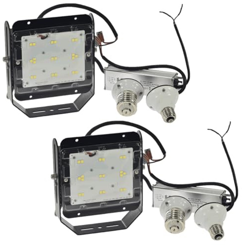 Diodesy- Retrofit LED HID Light Bulb 120W 12,000 Lumens 5000K Bright White 120-277V Pack of 2- Replacement HPS Mercury Vapor CFL Metal Halide Lamp for Yard Warehouse Garage Work Shop Bay Light