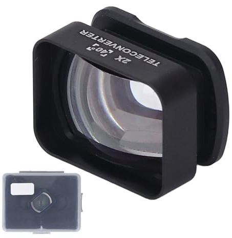 Fabater Teleobiettivo 2X per 3, Obiettivo HD con Ingrandimento 2X con Supporto Magnetico per Fotocamera, Filtro Lente D'ingrandimento per Bellezza Lontana, Ritratti Lusinghieri, Zoom
