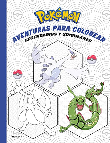 Pokémon. Actividades - Aventuras para colorear: legendarios y singulares: Legendarios y singulares / Legendary & Mythical Pokémon