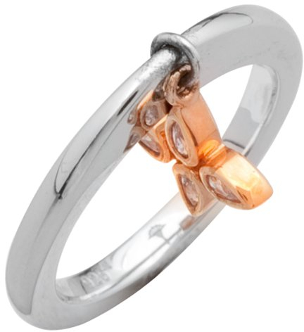 Joop! Damen-Ring 925 Sterling Silber Größe 55 JPRG90385C550, zirkonia