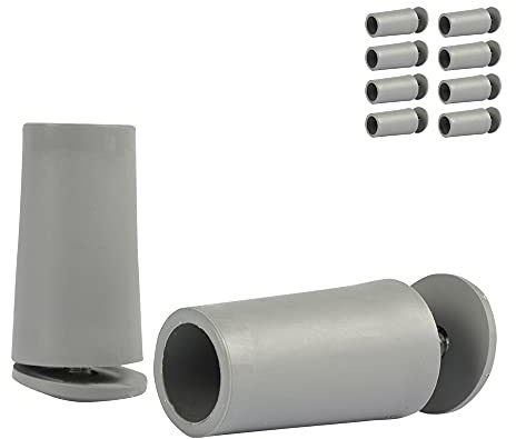 8 x Anschlagpuffer Stopper für Rollladen 40mm in grau [8x2130]