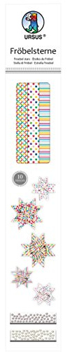 Ursus 34750000 – fröbelstern Lot, 60 Bandes Assorties dans 2 Tailles, Multicolore