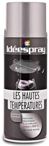 Sinto Les Hautes Bomboletta di Vernice ideespray ad Alte Temperature, Alluminio Lucido, 400 ml (Lot de 1), 400 unità