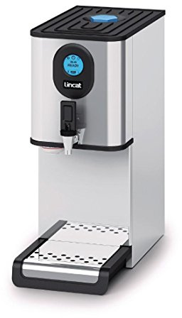 Lincat 3 kW Automatic Water Boiler 11 Litre EB3FX, Black & Stainless Steel, Features FilterFlow, 31 Litre/hr Output, Size: 596(H) x 250(W) x 525(D)mm, Temperature Range: 70 to 98C, CS570