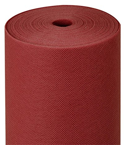 García de Pou 156.09 Mantel Spunbond Precortado, 120 cm, 1.2 x 50.4 M, Burdeos