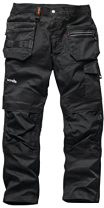 Scruffs Trade Flex Trouser Trade Flex - Pantalón Negro 34S Hombre