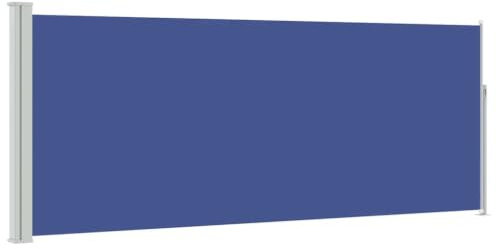 vidaXL Toldo Lateral Retráctil 120x300 cm Azul Parasoles Sombrillas Exterior