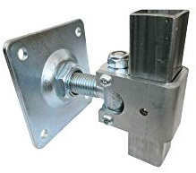 Cardine modulare brevettato con piastra da avvitare per cancelli a battente 428/TMP Ibfm (30X30)