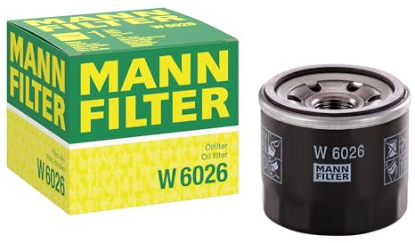 MANN-FILTER, W 6026 Ölfilter | Für PKW, Hohe Filtrationsleistung, Optimaler Motorschutz, Hochwertige Dichtung, Echte OE-Technologie