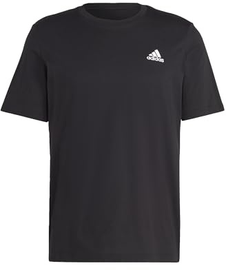 adidas Essentials Single Jersey, bestickt, kleines Logo-T-Shirt für Herren (1 Stück)