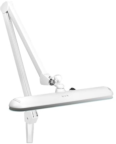 ACTIVESHOP Elegante 801-l Schreibtischlampe LED Arbeitslampe Bürolampe weiß